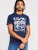 D555 Prestwick Florida Floral Printed T-Shirt - Majice Kratkih Rukava - Muške Majice Kratkih Rukava Veliki Brojevi 