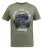D555 Hibbert Official Jeep Printed T-Shirt - Majice Kratkih Rukava - Muške Majice Kratkih Rukava Veliki Brojevi 