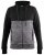 D555 Finnley Couture Hoody With Chest Embroidery Black - Puloveri & dukserice - Muške Puloveri & dukserice veliki brojevi