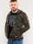 D555 Antonio Camo Printed Zip Through Hoody - Puloveri & dukserice - Muške Puloveri & dukserice veliki brojevi