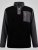 D555 Daly Quarter Zip Fleece Sweatshirt Crna/Siva - Puloveri & dukserice - Muške Puloveri & dukserice veliki brojevi
