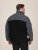 D555 Daly Quarter Zip Fleece Sweatshirt Crna/Siva - Puloveri & dukserice - Muške Puloveri & dukserice veliki brojevi