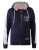 D555 Eaton Full Zip Hoodie Navy - Puloveri & dukserice - Muške Puloveri & dukserice veliki brojevi