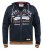 D555 Flanders Full Zip Hoody With Chest Print - Puloveri & dukserice - Muške Puloveri & dukserice veliki brojevi