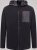 D555 Damien Micro Fleece Zip Through Hoody Crna/Siva - Puloveri & dukserice - Muške Puloveri & dukserice veliki brojevi