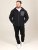 D555 Damien Micro Fleece Zip Through Hoody Crna/Siva - Puloveri & dukserice - Muške Puloveri & dukserice veliki brojevi