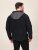 D555 Damien Micro Fleece Zip Through Hoody Crna/Siva - Puloveri & dukserice - Muške Puloveri & dukserice veliki brojevi
