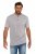 JP1880 708420 Majica Henley 2 komada Siva melanž - Majice Kratkih Rukava - Muške Majice Kratkih Rukava Veliki Brojevi 