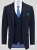 D555 Ted 4 Way Stretch Tailored Suit Jacket Tamnoplava - Odijela - Muška Odijela Veliki Brojevi