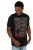 JP1880 Pink Floyd Retro Graphic Comfort Fit Band T-Shirt Black - Majice Kratkih Rukava - Muške Majice Kratkih Rukava Veliki Brojevi 