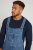 JP1880 Dungarees Denim Adjustable Straps Blue - Traperice & hlače - Muške Traperice i Hlače Veliki Brojevi