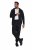 JP1880 802934 Trenirka s jaknom s kapuljačom i hlačama Crna - Trenirke kompleti - Muške trenirke kompleti veliki brojevi