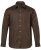 JP1880 Shirt Business Long Sleeve Brown - Košulje - Muške Košulje Veliki Brojevi