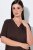 Ulla Popken 806944 Pidžama kratkih rukava Smeđa - Pidžame/Loungewear - 