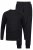 JP1880 Two-piece Pyjamas Long Sleeve and Long Trousers Black - Donje rublje & kupaće hlače - muške donje rublje veliki brojevi