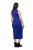 Ulla Popken 817591 Pletena haljina s V-izrezom Plava - Pletene haljine - 