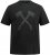 JP1880 Double Axe Design & Vintage Look T-Shirt Black - Majice Kratkih Rukava - Muške Majice Kratkih Rukava Veliki Brojevi 