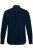 JP1880 Modern Fit Buttoned Collar Cotton Shirt Navy Blue - Košulje - Muške Košulje Veliki Brojevi