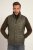JP1880 Quilted Gilet Vintage Leather Green - Jakne - Muške Jakne Veliki Brojevi