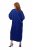 Ulla Popken 821110 Satenska haljina kratkih rukava s V-izrezom Tamnoplava - Večernje haljine - Svečane haljine velikih veličina