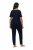 Ulla Popken 821244 Pidžama s točkicama Tamnoplava - Pidžame/Loungewear - 
