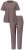 Ulla Popken 821244 Pidžama s točkicama Smeđa - Pidžame/Loungewear - 