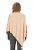 Ulla Popken Knit Pointed Hem Poncho Nature Melange - Puloveri & dukserice - 