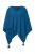 Ulla Popken Knit Pointed Hem Poncho Cerulean - Puloveri & dukserice - 