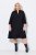 Ulla Popken 823290 Midi haljina s V-izrezom Crna - Midi haljine - Ženske midi haljine plus size