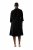 Ulla Popken 823290 Midi haljina s V-izrezom Crna - Midi haljine - Ženske midi haljine plus size