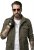 JP1880 Field Jacket with Badges Vintage Look TALL Moss Green - TALL jakne - TALL jakne za visoke muškarce