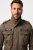 JP1880 Field Jacket with Badges Vintage Look TALL Moss Green - TALL jakne - TALL jakne za visoke muškarce