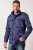 JP1880 Field Jacket with Badges Vintage Look Light Azure Blue - Jakne - Muške Jakne Veliki Brojevi