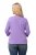 Ulla Popken Horticultural Graphic Floral Tee Pale Lilac - Tiskana majica za žene - 