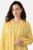 Ulla Popken 827653 Prugasta haljina Žuta - Midi haljine - Ženske midi haljine plus size