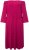 Ulla Popken 827740 Haljina od jerseya s 3/4 rukavima Ružičasta - Midi haljine - Ženske midi haljine plus size