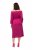 Ulla Popken 827740 Haljina od jerseya s 3/4 rukavima Ružičasta - Midi haljine - Ženske midi haljine plus size