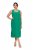 Ulla Popken 827908 Haljina od jerseya bez rukava Zelena - Haljine od jerseyja - 