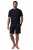 JP1880 829513 Pidžama kratki model bellyfit Tamnoplava TALL - TALL donje rublje & kupaće hlače - TALL Donje Rublje i Kupaći Kostimi