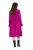 Ulla Popken 830615 Haljina dugih rukava s volanima Lila - Midi haljine - Ženske midi haljine plus size