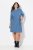 Ulla Popken 834536 Sportska haljina s kapuljačom Denim plava - Haljine od trenirke - 