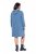 Ulla Popken 834536 Sportska haljina s kapuljačom Denim plava - Haljine od trenirke - 