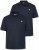 Men+ 258 Polo majica Tamnoplava 2 komada - Polo majice - Muške Polo Majice Veliki Brojevi