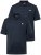 Men+ 266 Polo majica bellyfit Tamnoplava 2 komada - Polo majice - Muške Polo Majice Veliki Brojevi