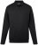 Men+ 274 Polo majica s dugim rukavima bellyfit Crna - Polo majice - Muške Polo Majice Veliki Brojevi