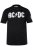JP1880 AC/DC Classic Logo Band T-Shirt Black - Majice Kratkih Rukava - Muške Majice Kratkih Rukava Veliki Brojevi 