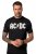 JP1880 AC/DC Classic Logo Band T-Shirt Black - Majice Kratkih Rukava - Muške Majice Kratkih Rukava Veliki Brojevi 