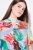 Ulla Popken 836746 Cvjetna midi haljina s volanima Svijetloplava - Midi haljine - Ženske midi haljine plus size