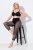 Ulla Popken 836800 Hulahop tajice Crna - Hulahopke & čarape - 