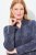 Ulla Popken 837069 Cvjetna haljina Tamnoplava - Midi haljine - Ženske midi haljine plus size